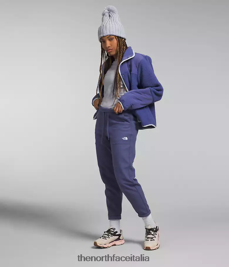 The North Face vestiario 460N8D845 grotta blu donne pantaloni alpini polartec 100