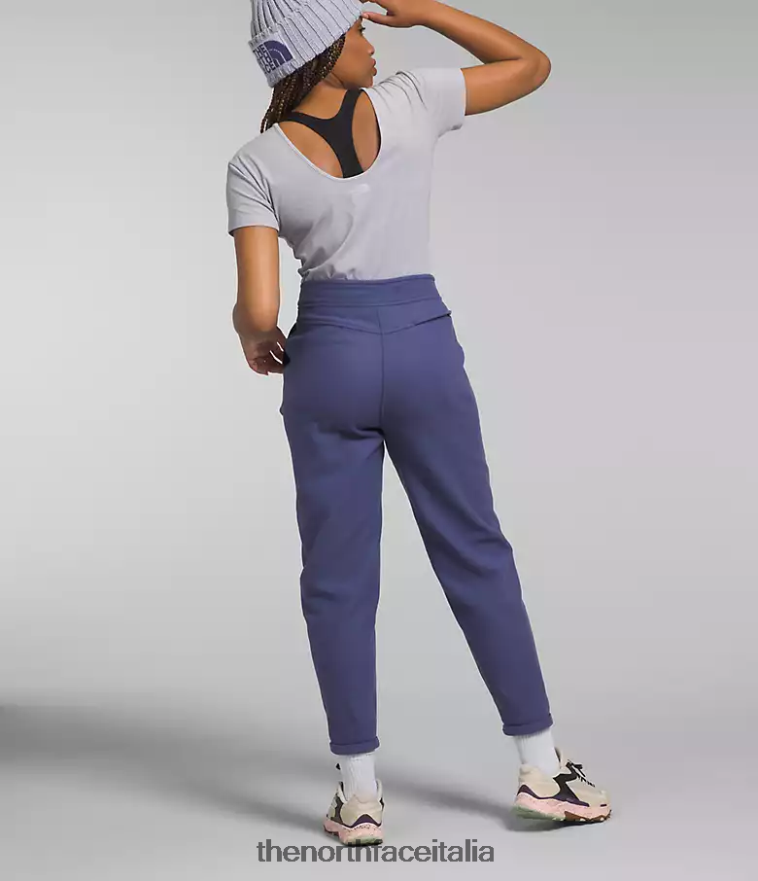 The North Face vestiario 460N8D845 grotta blu donne pantaloni alpini polartec 100