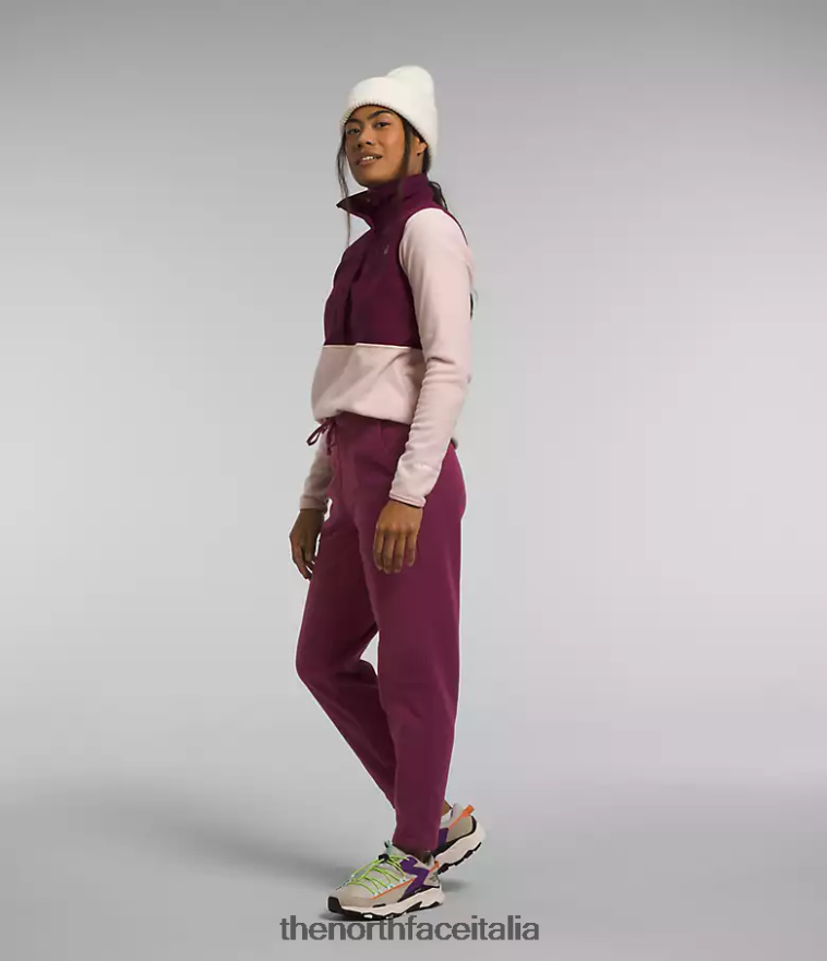 The North Face vestiario 460N8D846 boysenberry donne pantaloni alpini polartec 100