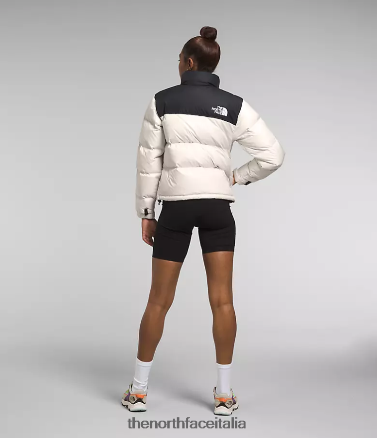 The North Face vestiario 460N8D724 gardenia bianca donne Giacca nuptse retrò del 1996