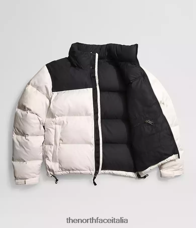 The North Face vestiario 460N8D724 gardenia bianca donne Giacca nuptse retrò del 1996