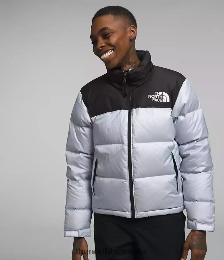 The North Face vestiario 460N8D725 pervinca polveroso/nero tnf donne Giacca nuptse retrò del 1996