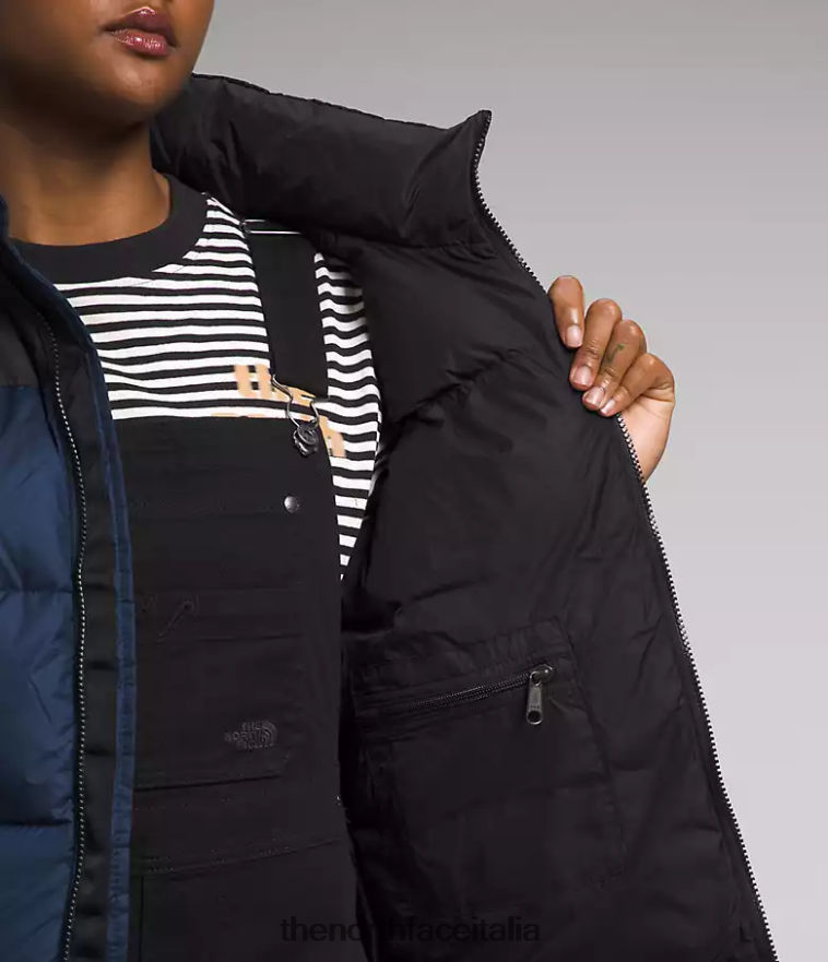 The North Face vestiario 460N8D726 summit blu scuro/tnf nero donne Giacca nuptse retrò del 1996