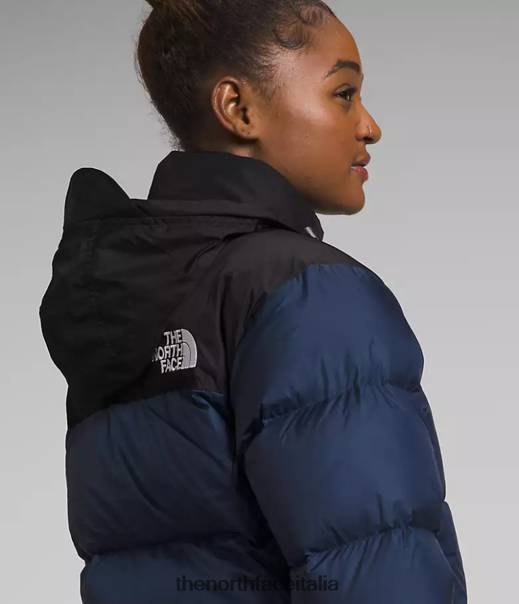 The North Face vestiario 460N8D726 summit blu scuro/tnf nero donne Giacca nuptse retrò del 1996
