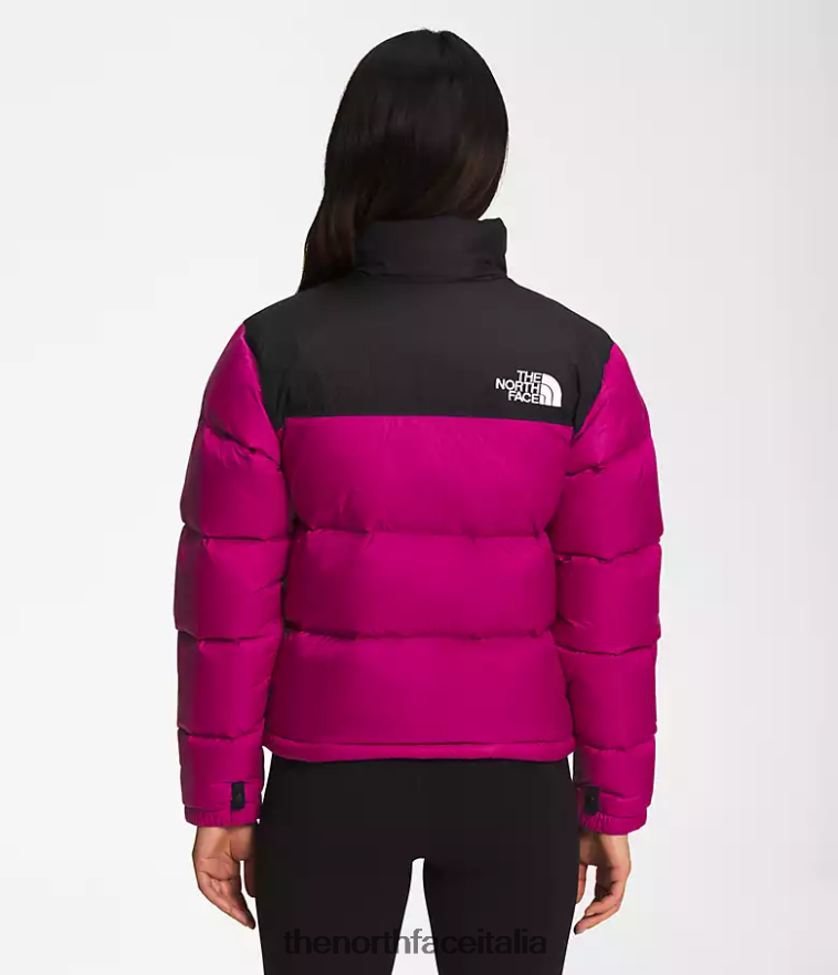 The North Face vestiario 460N8D728 rosa fucsia donne Giacca nuptse retrò del 1996