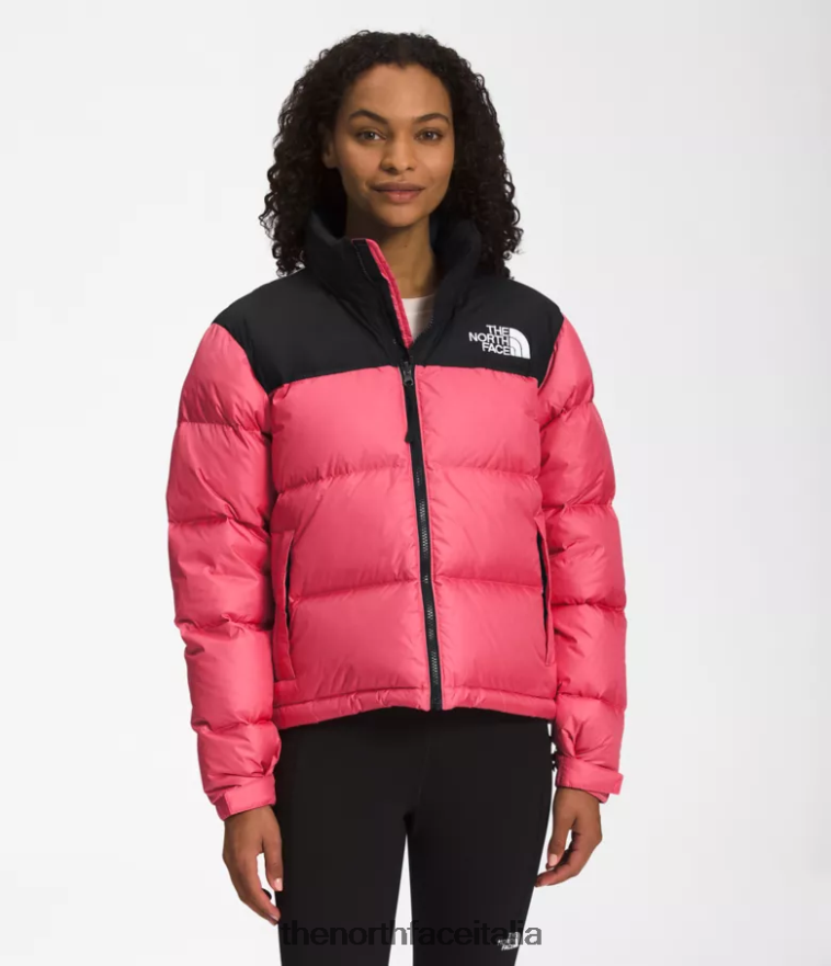 The North Face vestiario 460N8D729 rosa cosmo donne Giacca nuptse retrò del 1996