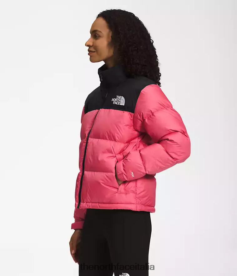 The North Face vestiario 460N8D729 rosa cosmo donne Giacca nuptse retrò del 1996