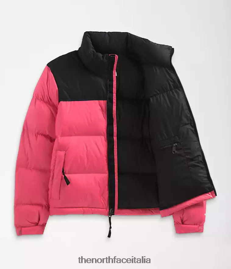 The North Face vestiario 460N8D729 rosa cosmo donne Giacca nuptse retrò del 1996