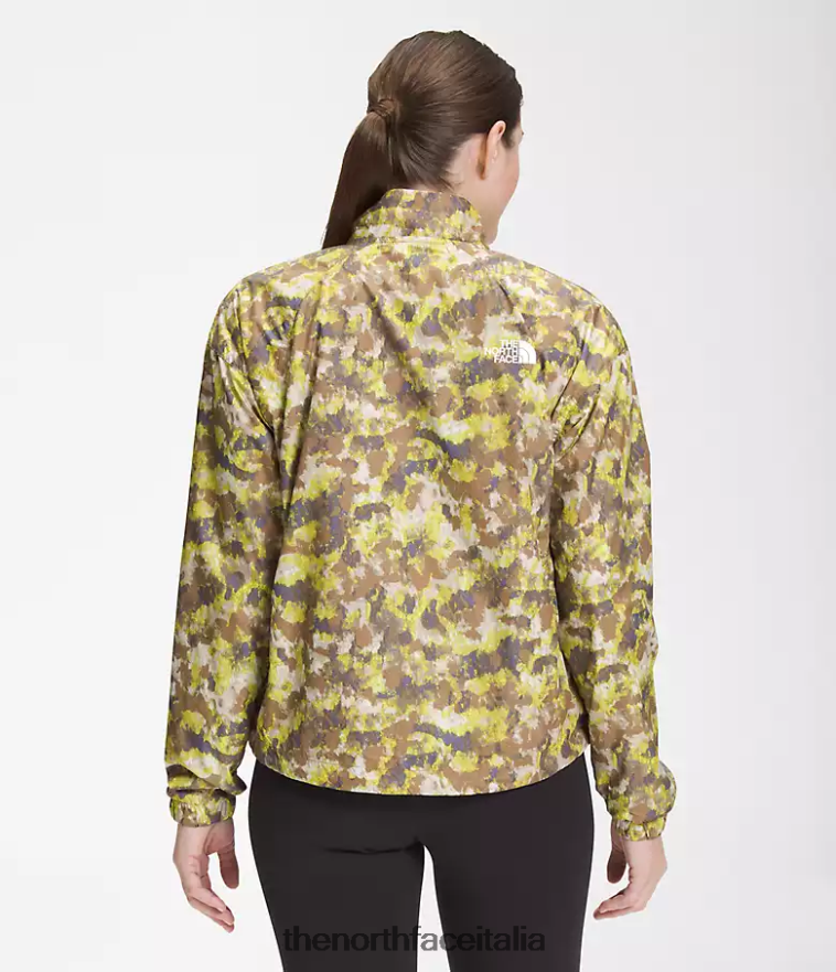 The North Face vestiario 460N8D1020 stampa camp puntinata marrone utilitario donne pullover adrenalina 2000