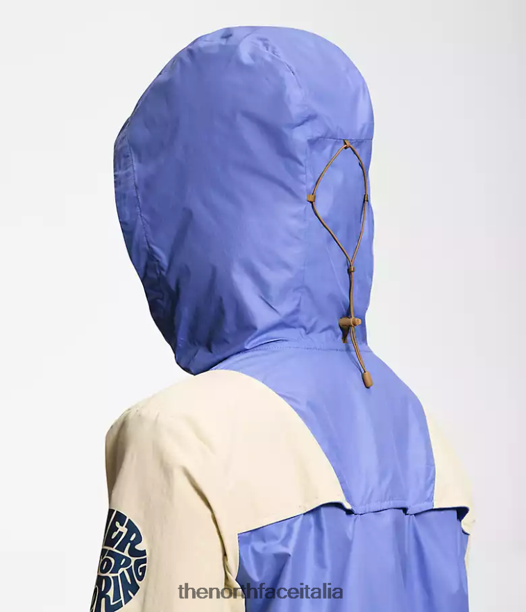 The North Face vestiario 460N8D316 ghiaia/pervinca intenso/marrone scuro donne giacca da trailwear con fischietto