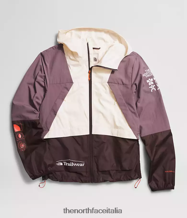 The North Face vestiario 460N8D317 gardenia bianco/grigio fulvo donne giacca da trailwear con fischietto