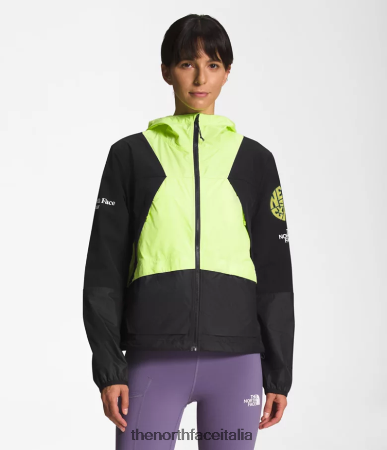 The North Face vestiario 460N8D319 tnf nero/led giallo donne giacca da trailwear con fischietto