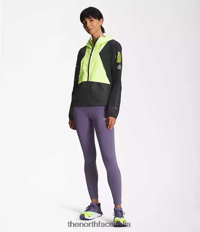 The North Face vestiario 460N8D319 tnf nero/led giallo donne giacca da trailwear con fischietto