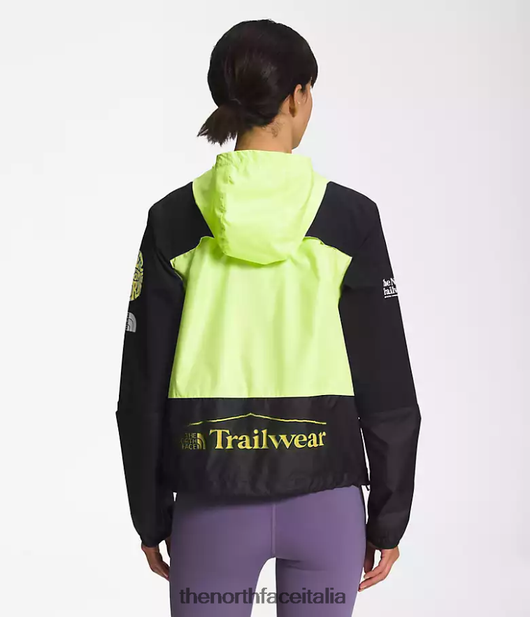 The North Face vestiario 460N8D319 tnf nero/led giallo donne giacca da trailwear con fischietto