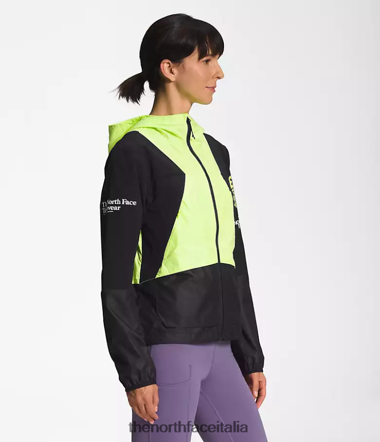 The North Face vestiario 460N8D319 tnf nero/led giallo donne giacca da trailwear con fischietto