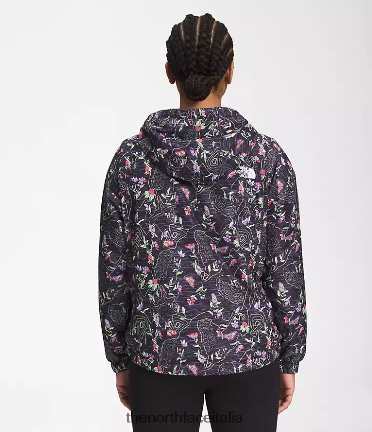 The North Face vestiario 460N8D676 tnf stampa iwd nera donne giacca hydrenaline lunghezza 2000-25''