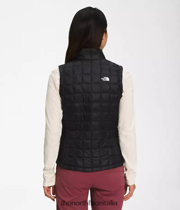 The North Face vestiario 460N8D511 grazie nero donne gilet ecologico Thermoball 2.0