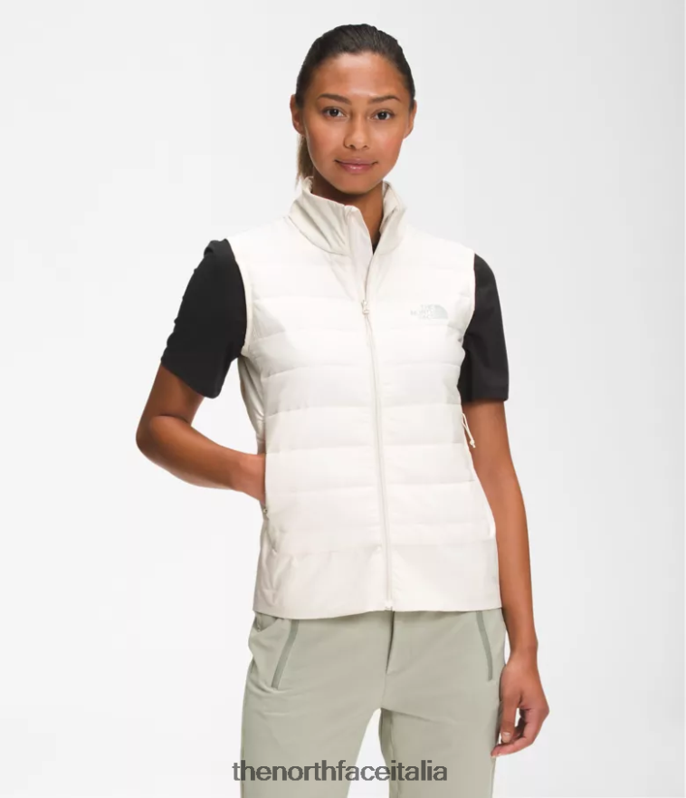 The North Face vestiario 460N8D566 gardenia bianca donne gilet da rifugio