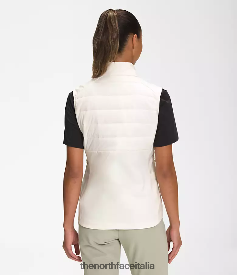 The North Face vestiario 460N8D566 gardenia bianca donne gilet da rifugio