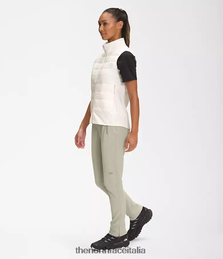 The North Face vestiario 460N8D566 gardenia bianca donne gilet da rifugio