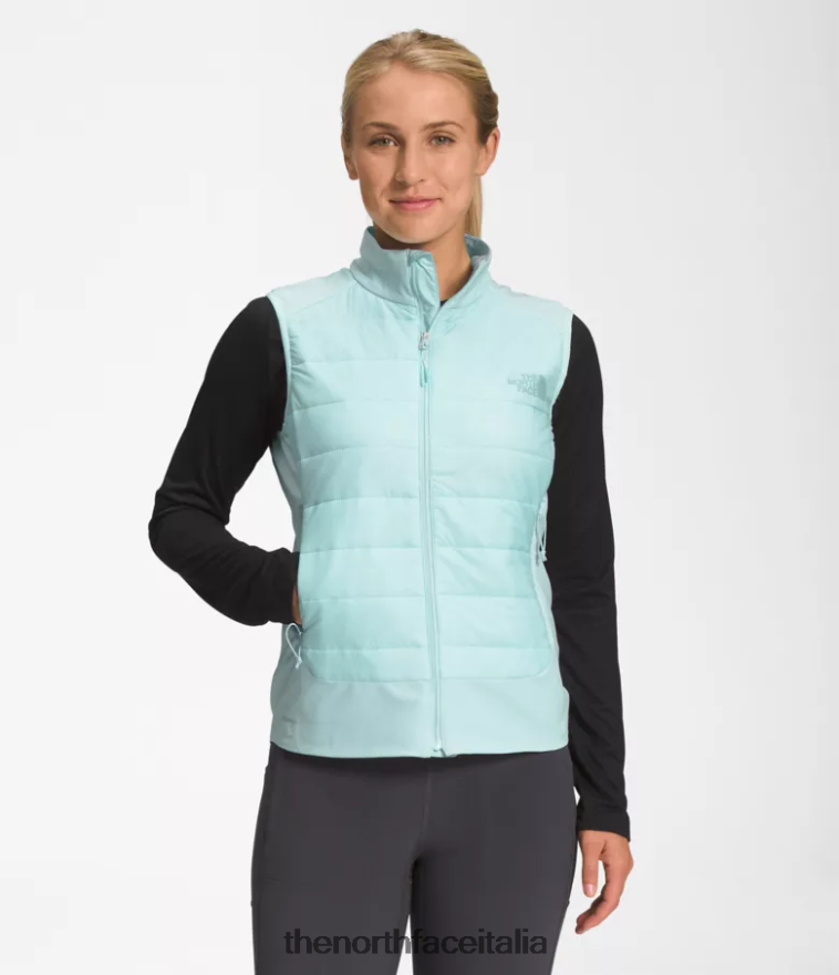 The North Face vestiario 460N8D567 lucernario blu donne gilet da rifugio