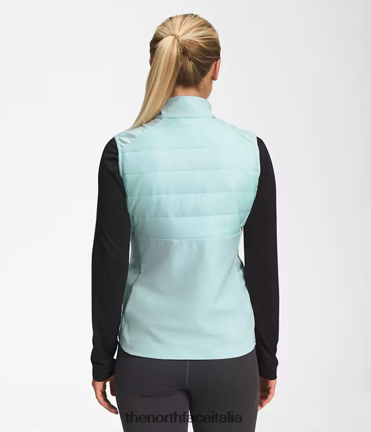 The North Face vestiario 460N8D567 lucernario blu donne gilet da rifugio