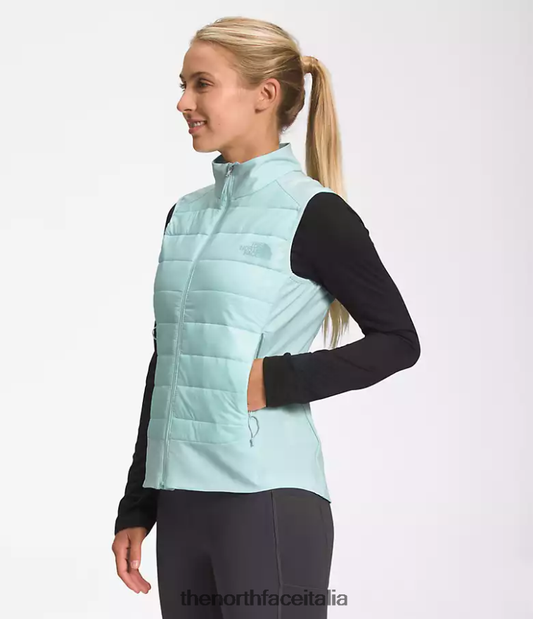 The North Face vestiario 460N8D567 lucernario blu donne gilet da rifugio