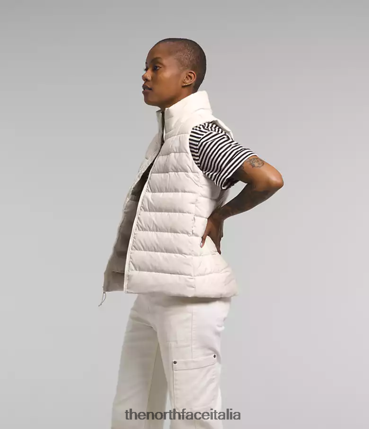 The North Face vestiario 460N8D615 gardenia bianca donne gilet aconcagua 3