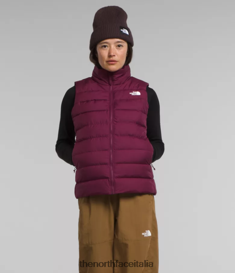 The North Face vestiario 460N8D617 boysenberry donne gilet aconcagua 3
