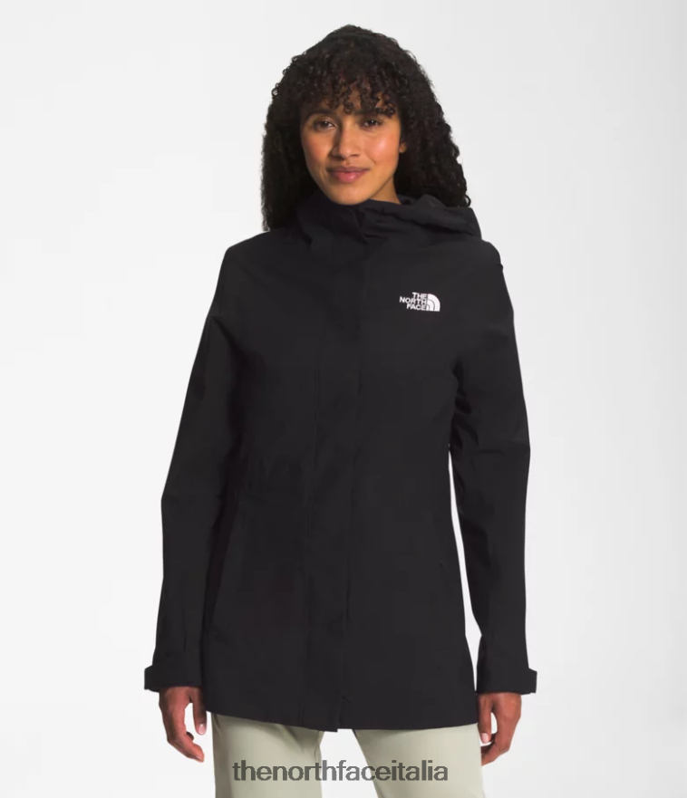 The North Face vestiario 460N8D1226 grazie nero donne giacca antipioggia City Breeze