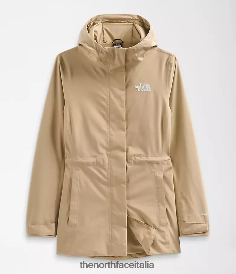 The North Face vestiario 460N8D1228 pietra kaki donne giacca antipioggia City Breeze