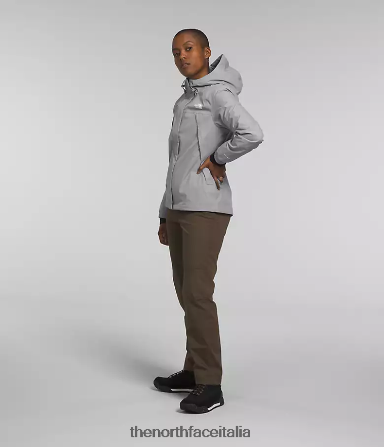 The North Face vestiario 460N8D1274 fusione di grigio donne giacca antoriana