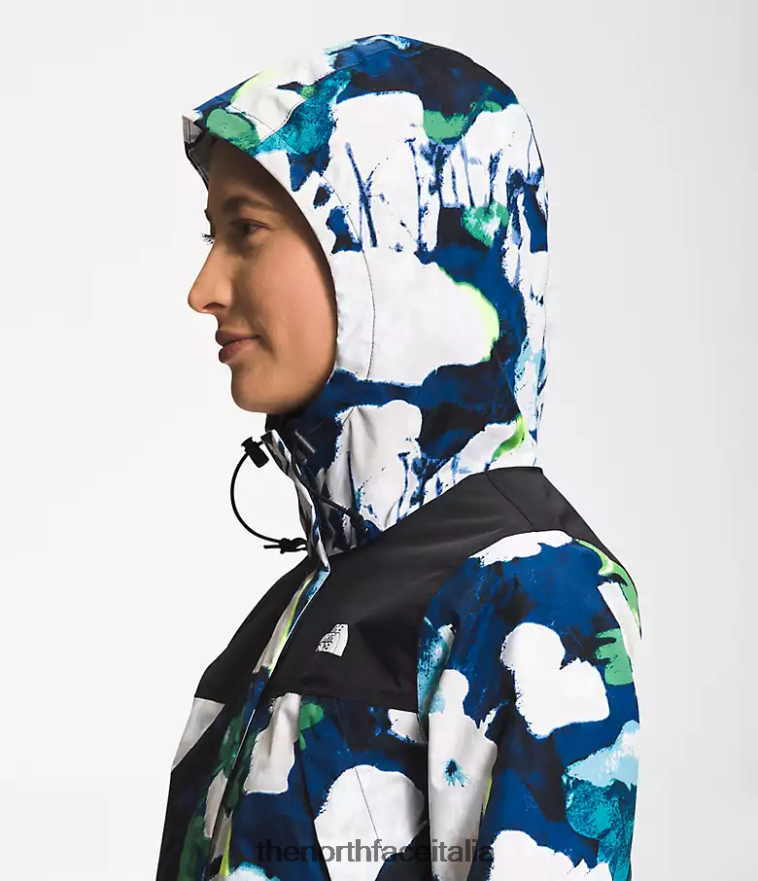 The North Face vestiario 460N8D1278 tnf nero/summt navy stampa floreale astratta donne giacca antoriana