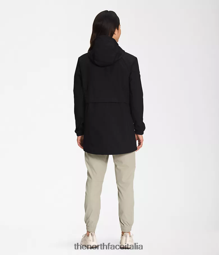 The North Face vestiario 460N8D1284 grazie nero donne Giacca antipioggia pratica M66