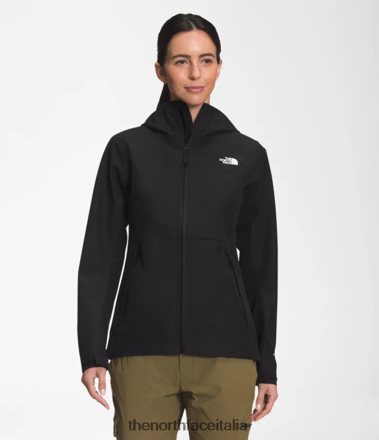 The North Face vestiario 460N8D1316 grazie nero donne giacca dryzzle futurelight