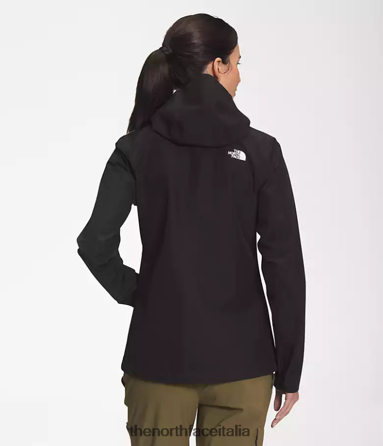 The North Face vestiario 460N8D1316 grazie nero donne giacca dryzzle futurelight