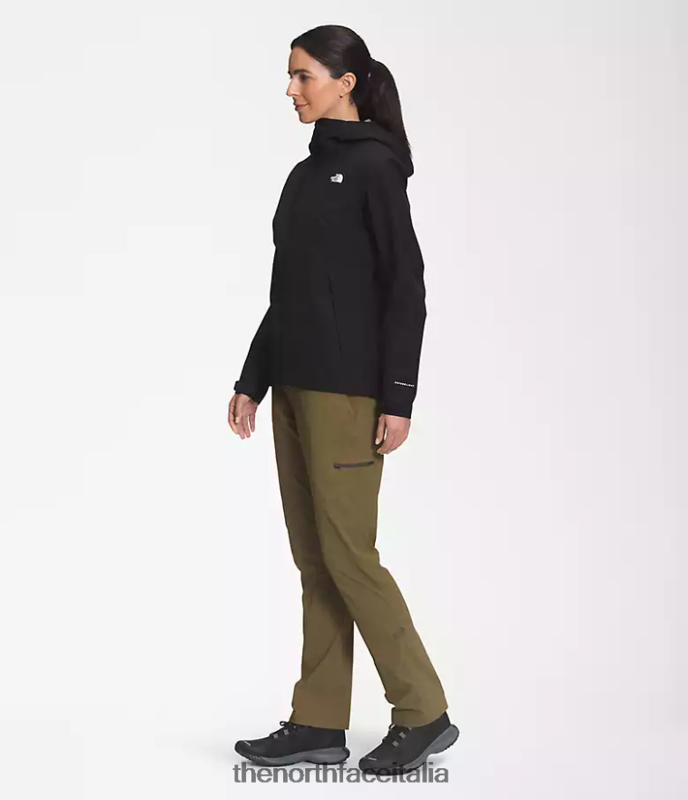The North Face vestiario 460N8D1316 grazie nero donne giacca dryzzle futurelight