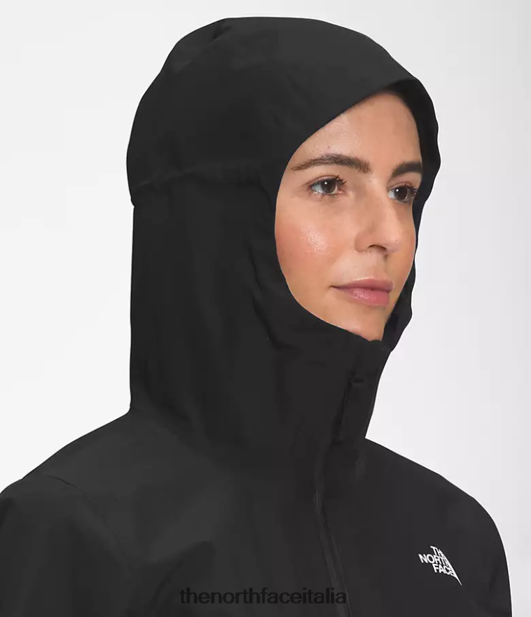 The North Face vestiario 460N8D1316 grazie nero donne giacca dryzzle futurelight