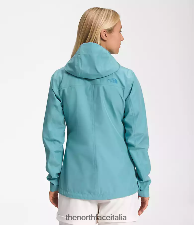 The North Face vestiario 460N8D1318 acque della barriera corallina donne giacca dryzzle futurelight