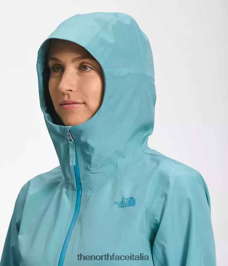 The North Face vestiario 460N8D1318 acque della barriera corallina donne giacca dryzzle futurelight