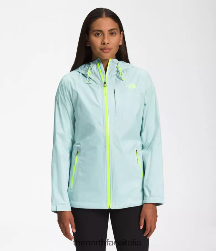 The North Face vestiario 460N8D327 lucernario blu donne giacca alta vista - Clicca l'immagine per chiudere