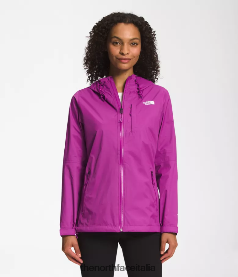The North Face vestiario 460N8D329 fiore di cactus viola donne giacca alta vista
