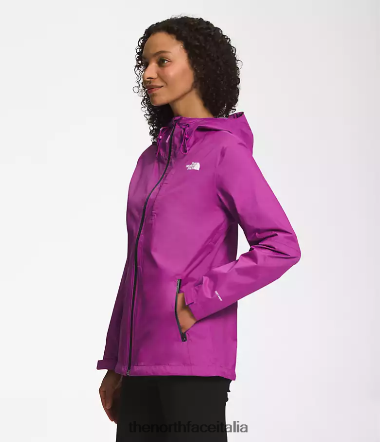The North Face vestiario 460N8D329 fiore di cactus viola donne giacca alta vista