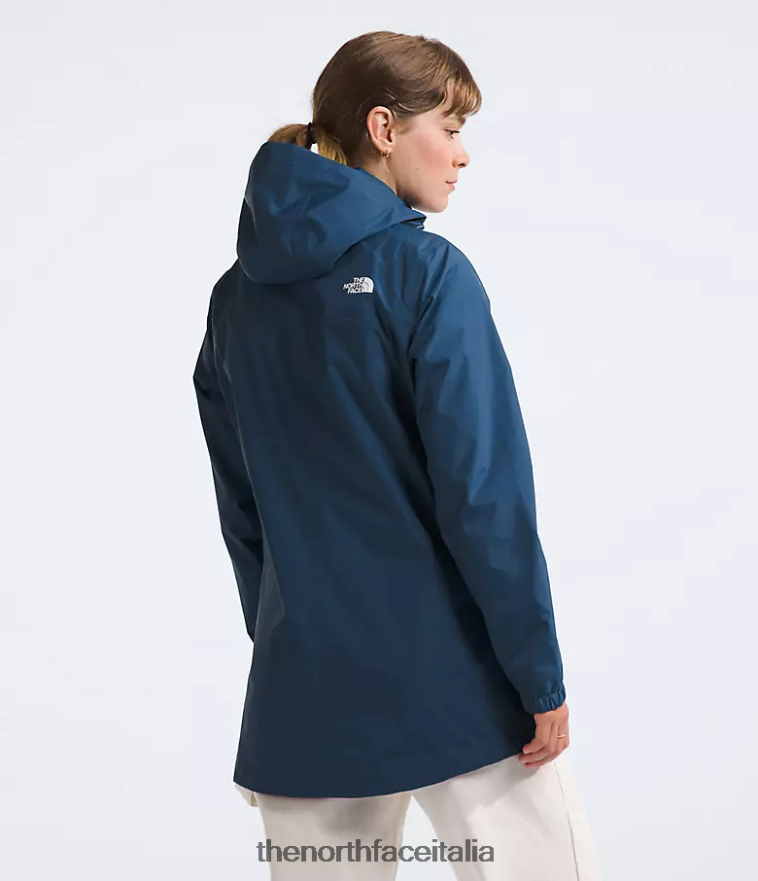The North Face vestiario 460N8D49 blu ombroso donne parka antora