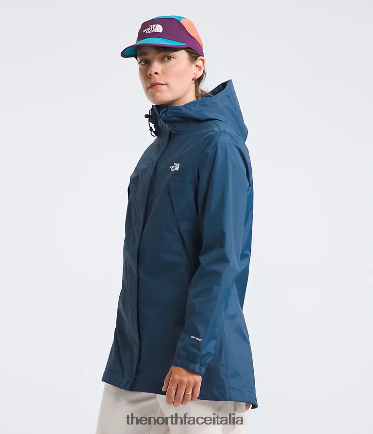 The North Face vestiario 460N8D49 blu ombroso donne parka antora
