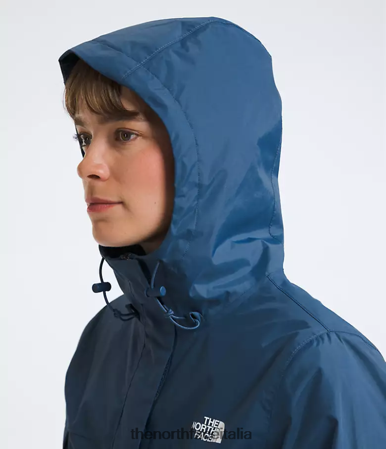 The North Face vestiario 460N8D49 blu ombroso donne parka antora