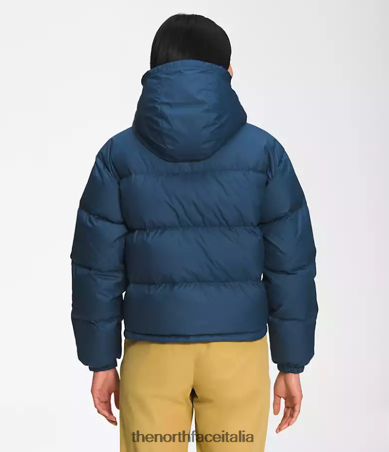 The North Face vestiario 460N8D237 blu ombroso donne Piumino corto 71 sierra