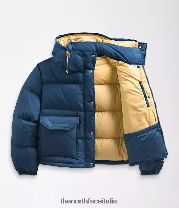 The North Face vestiario 460N8D237 blu ombroso donne Piumino corto 71 sierra