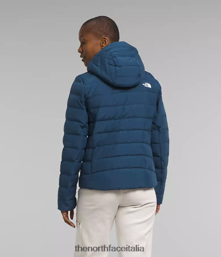 The North Face vestiario 460N8D369 blu ombroso donne Felpa con cappuccio Aconcagua 3