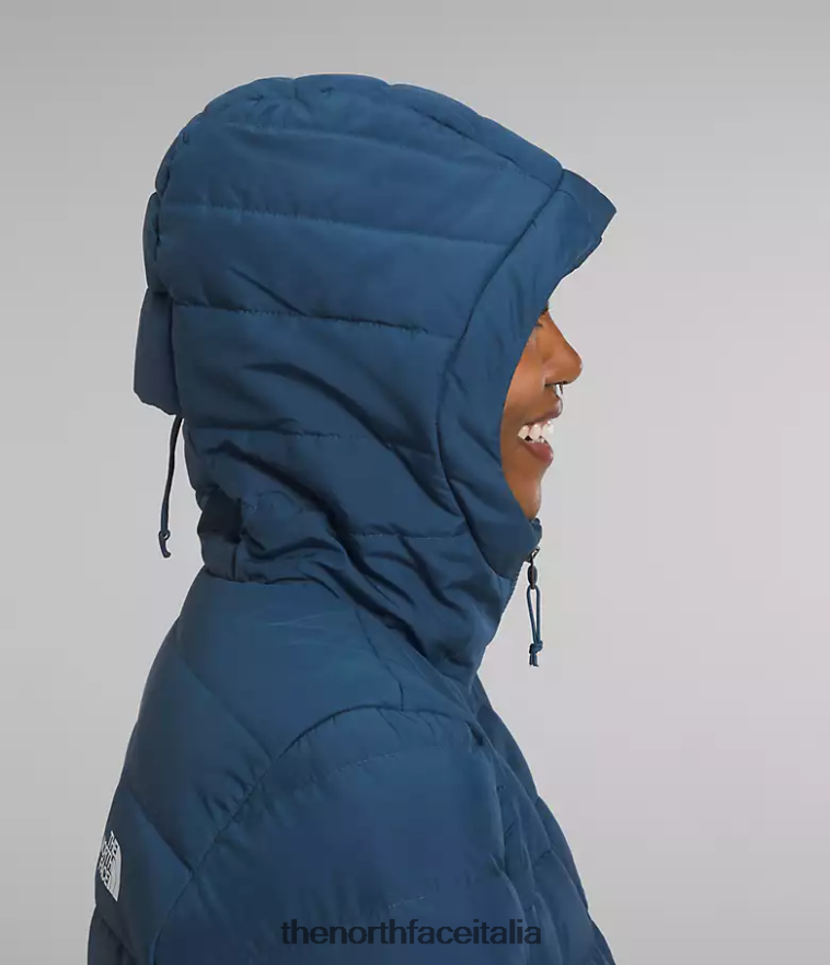 The North Face vestiario 460N8D369 blu ombroso donne Felpa con cappuccio Aconcagua 3
